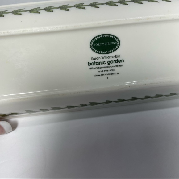 PORTMEIRION Botanic garden rectangular dish corn butter - Picture 5 of 9